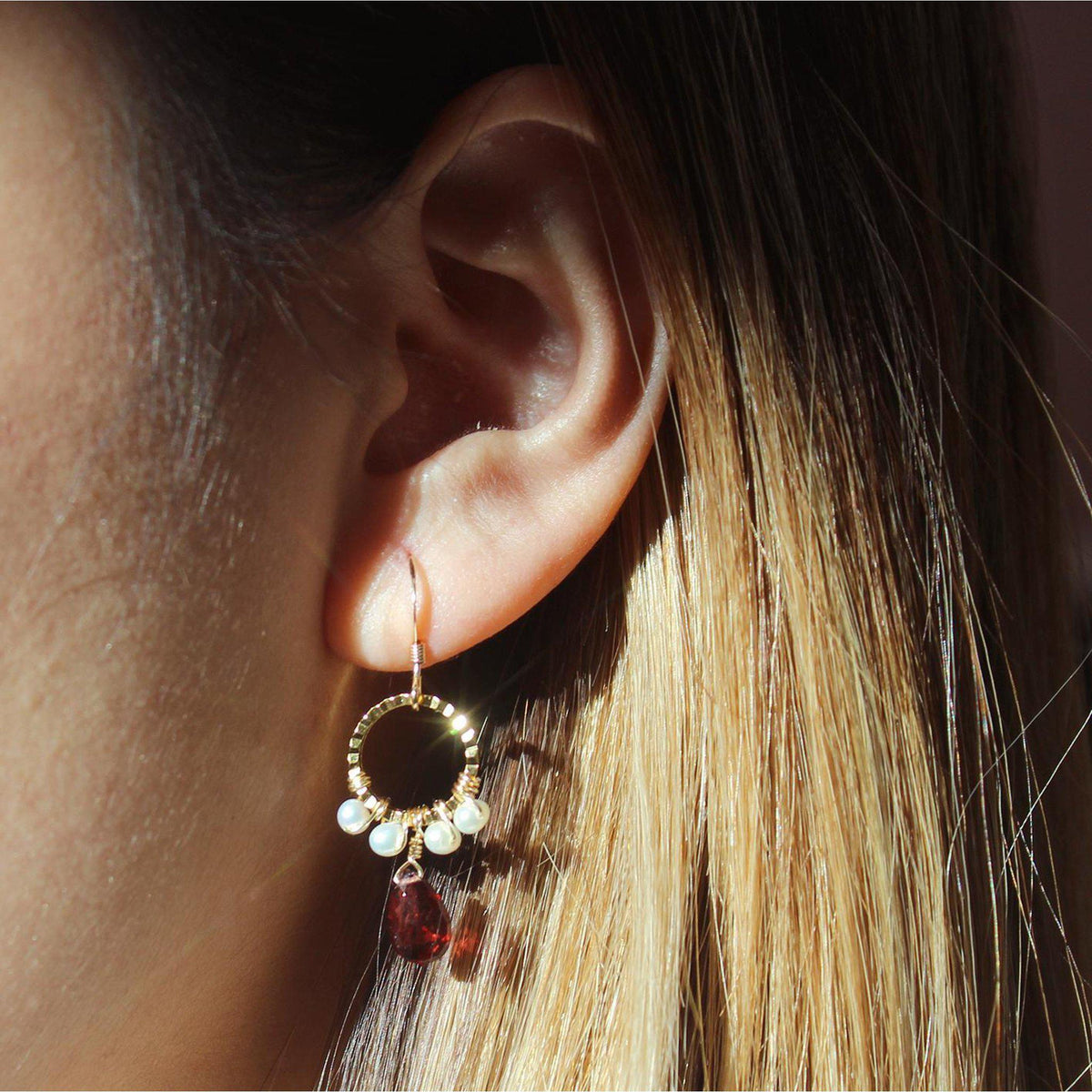 Pearl Around Me Earring-Adorn Earring-La Meno