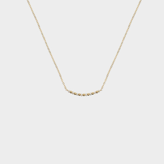 Pearl Bar Necklace-Adorn Necklace-La Meno