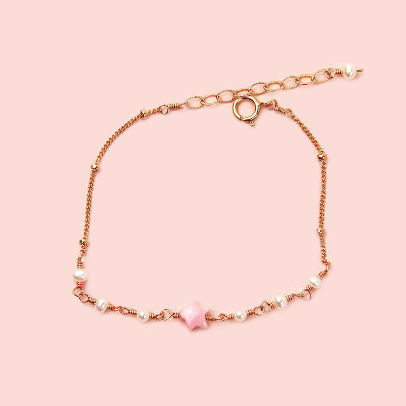 Pink Star Bracelet-Adorn Bracelet-La Meno