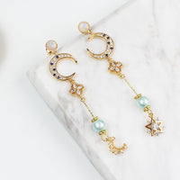 Precious Moon Earring-Adorn Earring-La Meno