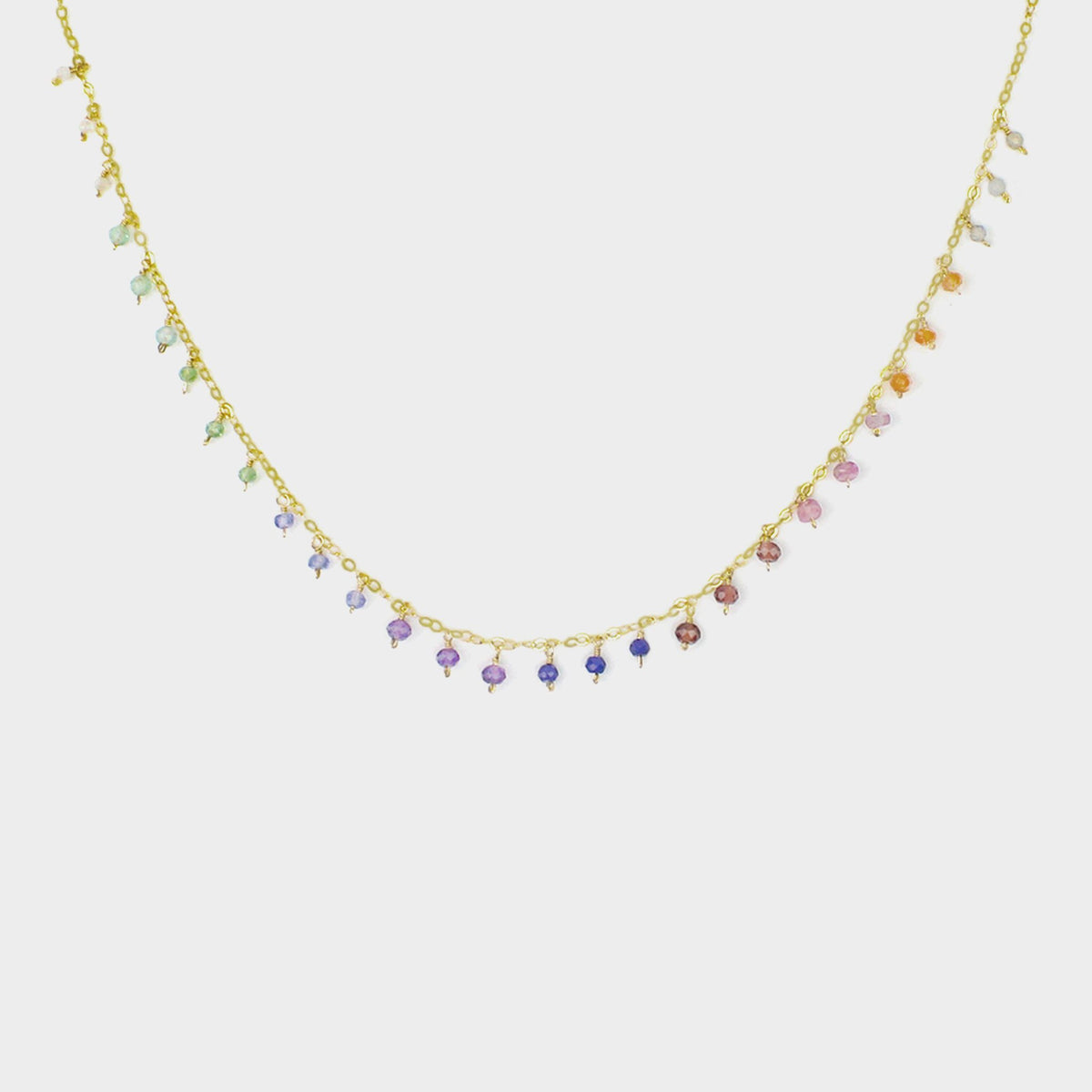 Rainbow All the Way-Adorn Necklace-La Meno
