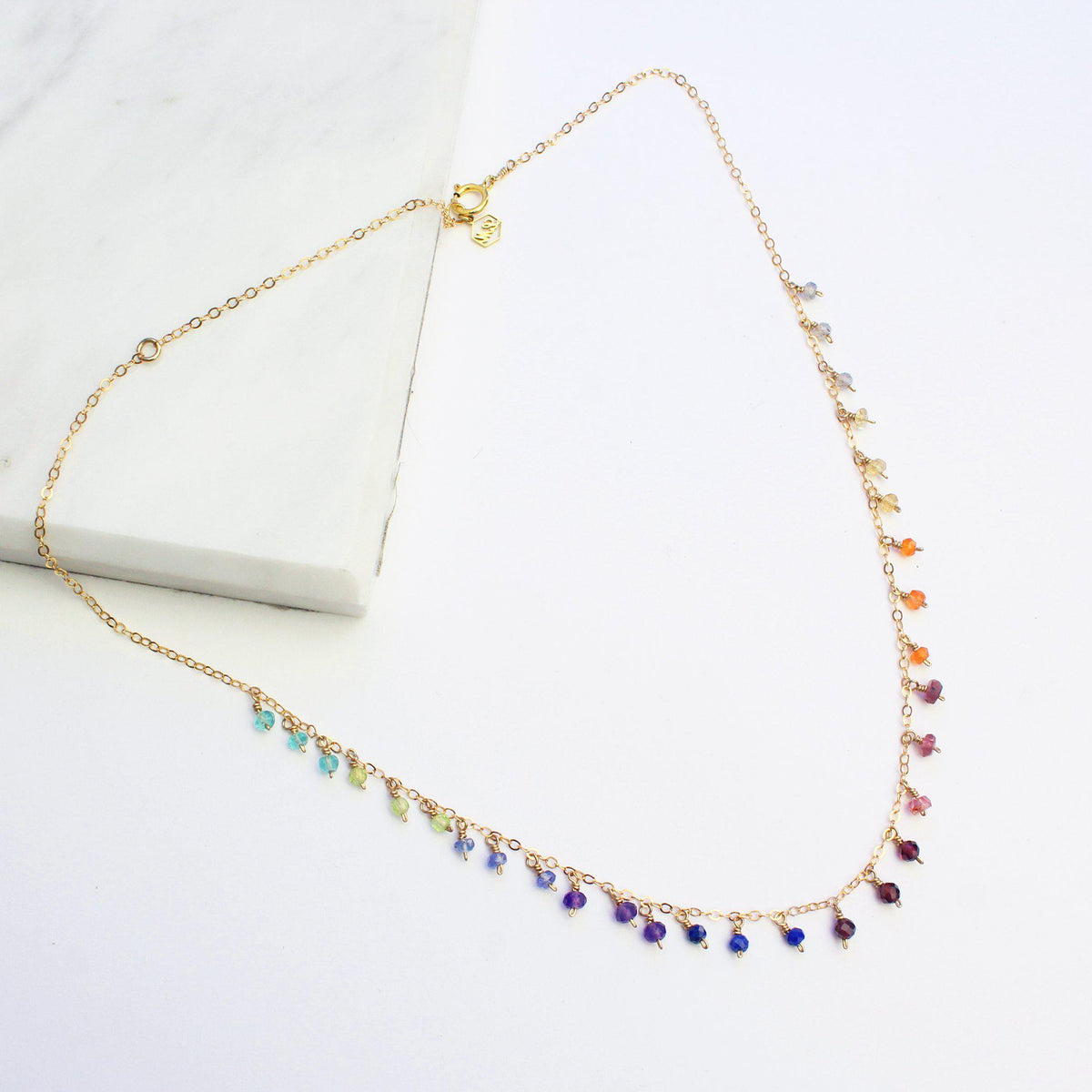 Rainbow All the Way-Adorn Necklace-La Meno