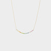Rainbow Bar Necklace-Adorn Necklace-La Meno