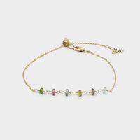 Rainbow Tourmaline Bracelet-Adorn Bracelet-La Meno