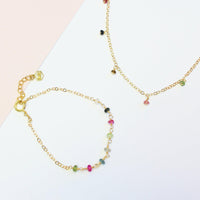 Rainbow Tourmaline Set-Jewelry Set-La Meno