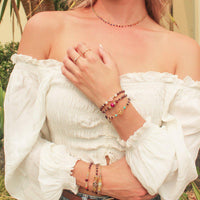 Rosebud-Energy Stone Bracelet-La Meno