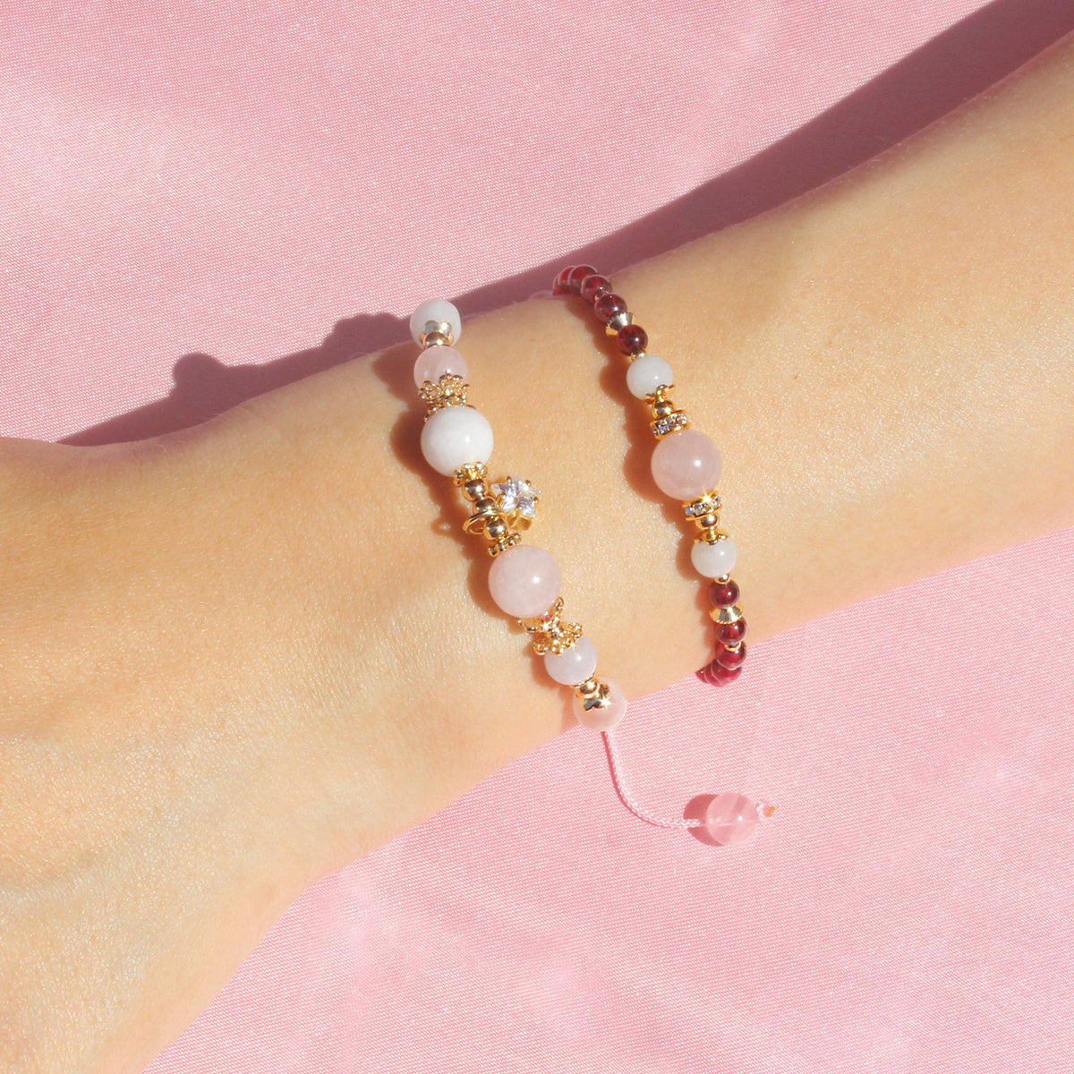 Rosebud-Energy Stone Bracelet-La Meno