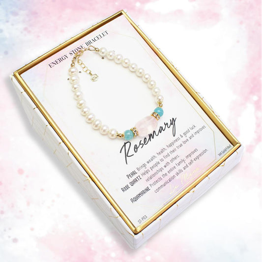 Rosemary-Energy Stone Bracelet-La Meno