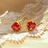 Ruby Earring-Limited Edition-La Meno