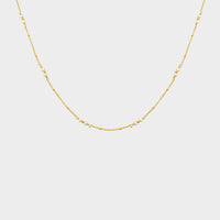 Simplest Pearl-Adorn Necklace-La Meno