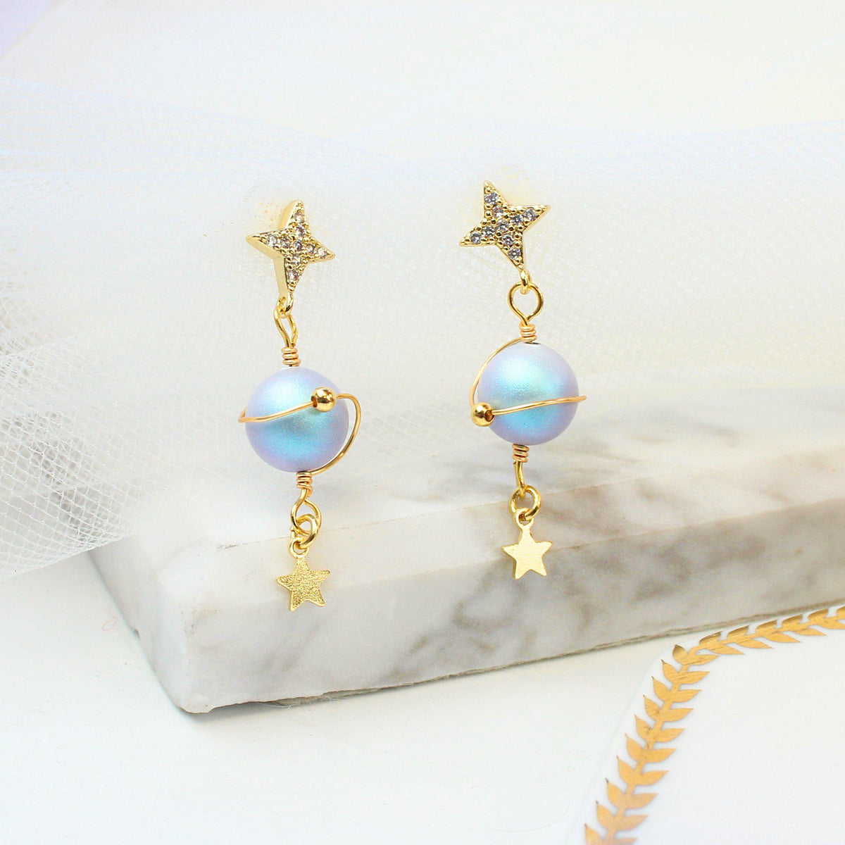 Space Lover Earring-Adorn Earring-La Meno