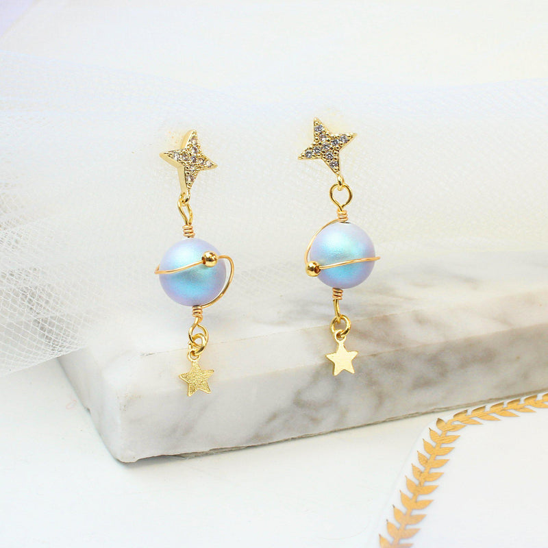 Space Lover Earring-Adorn Earring-La Meno