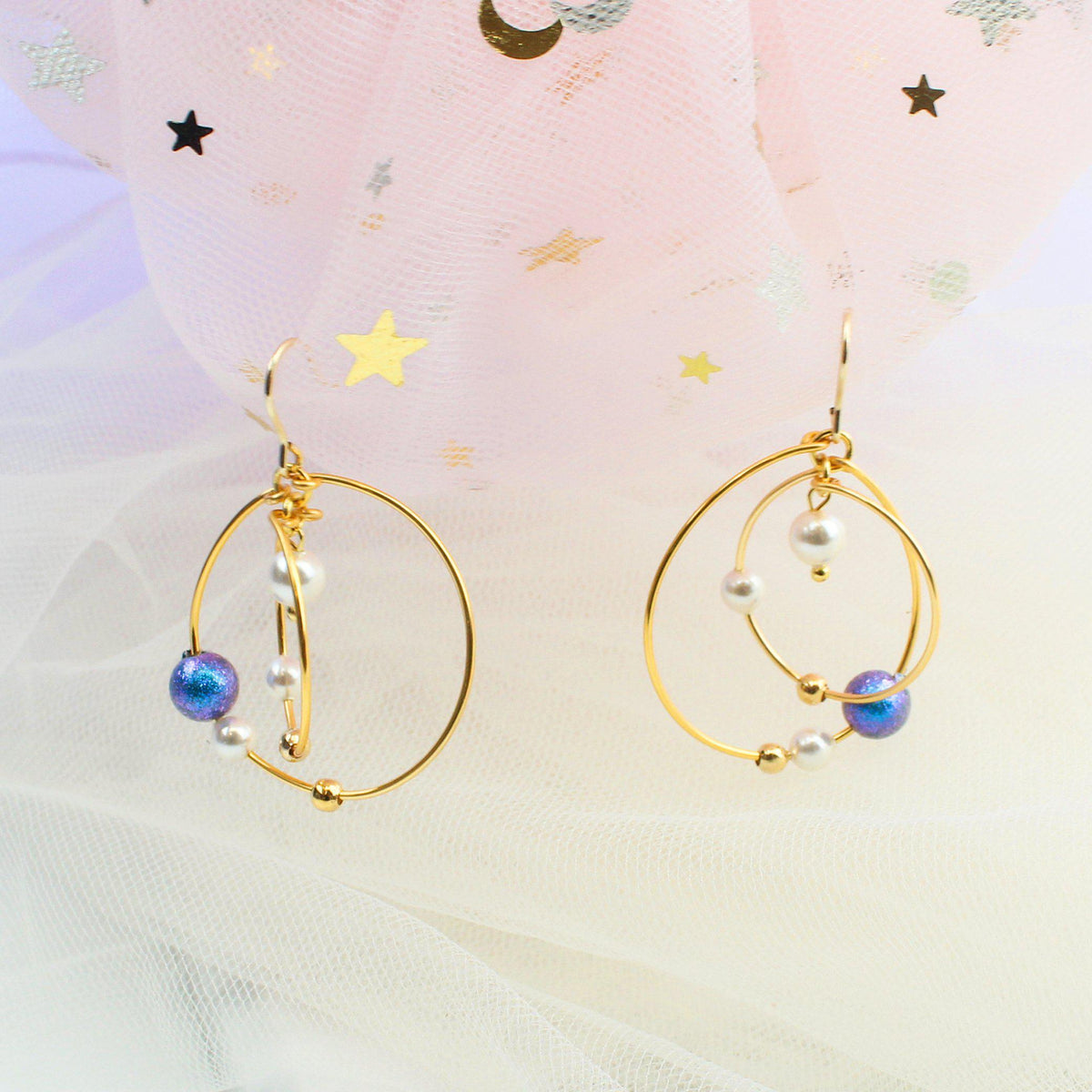 Spiral Galaxy Earring-Adorn Earring-La Meno