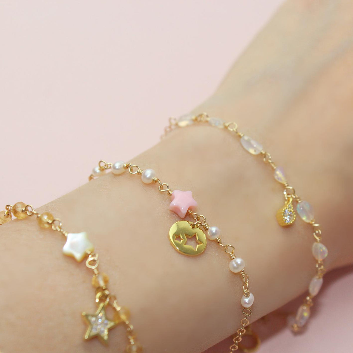 Star within Star Bracelet-Adorn Bracelet-La Meno