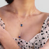Lapis Necklace-Dangling Necklace-La Meno