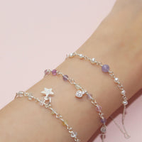 Tanzanite + Pearl Bracelet-Adorn Bracelet-La Meno