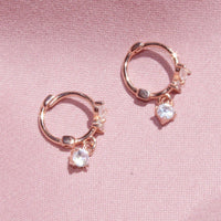 Tiny Butterfly Hoop Earring-Limited Edition-La Meno