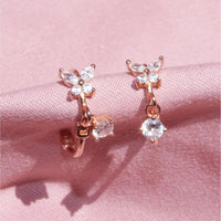 Tiny Butterfly Hoop Earring-Limited Edition-La Meno