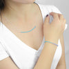 Turquoise Bar Necklace-Adorn Necklace-La Meno