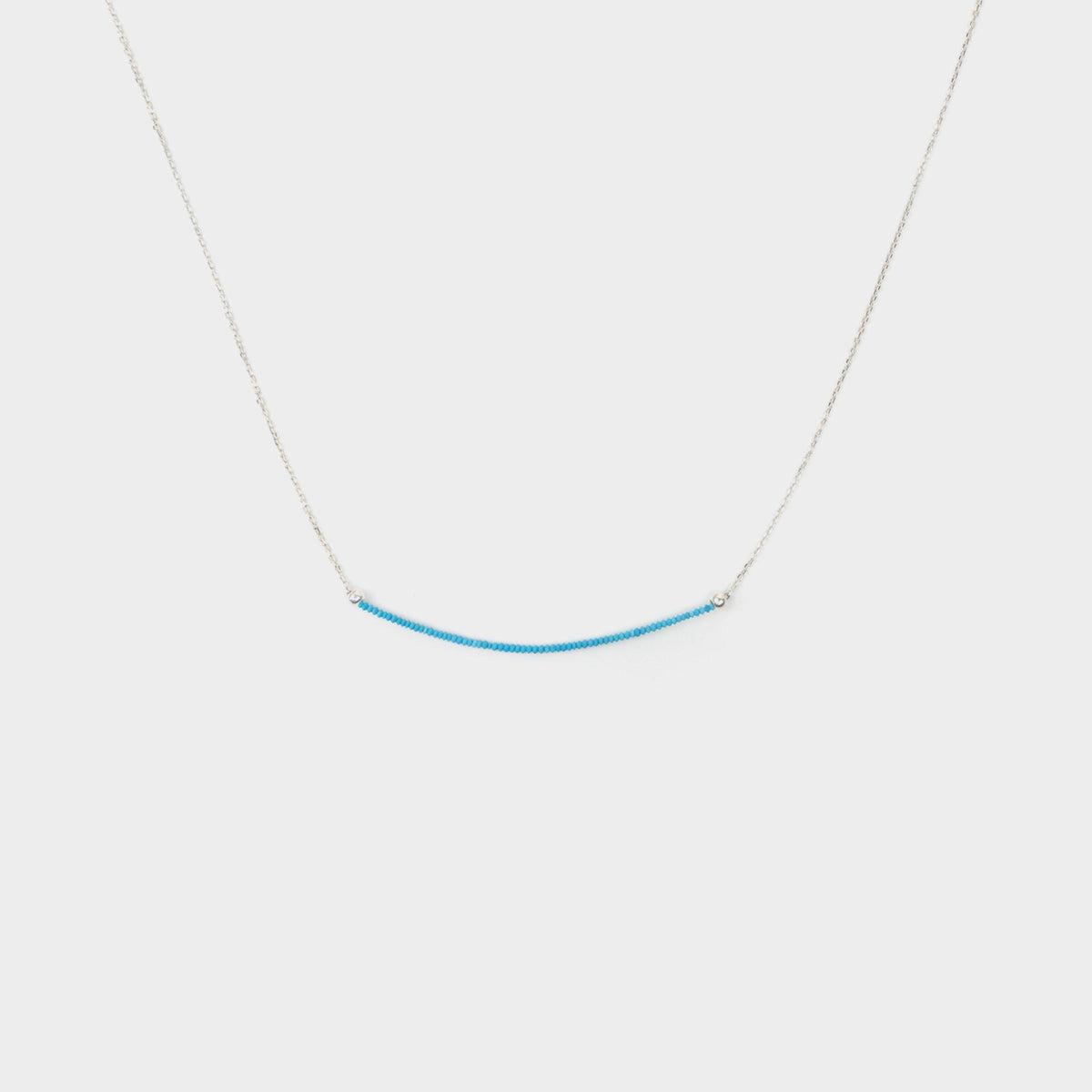 Turquoise Bar Necklace-Adorn Necklace-La Meno