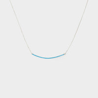 Turquoise Bar Necklace-Adorn Necklace-La Meno