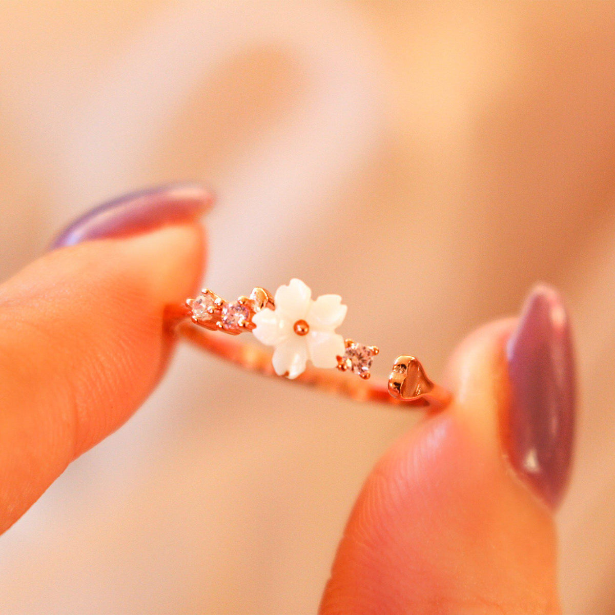 White Flower Ring-Limited Edition-La Meno