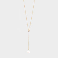 Y Shape Necklace: Mother of Pearl Star-Adorn Necklace-La Meno