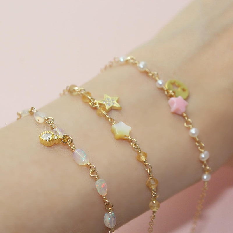 Yellow Star Bracelet-Adorn Bracelet-La Meno