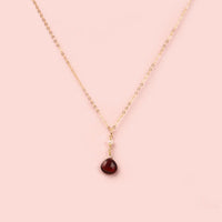 You are my Garnet-Adorn Necklace-La Meno